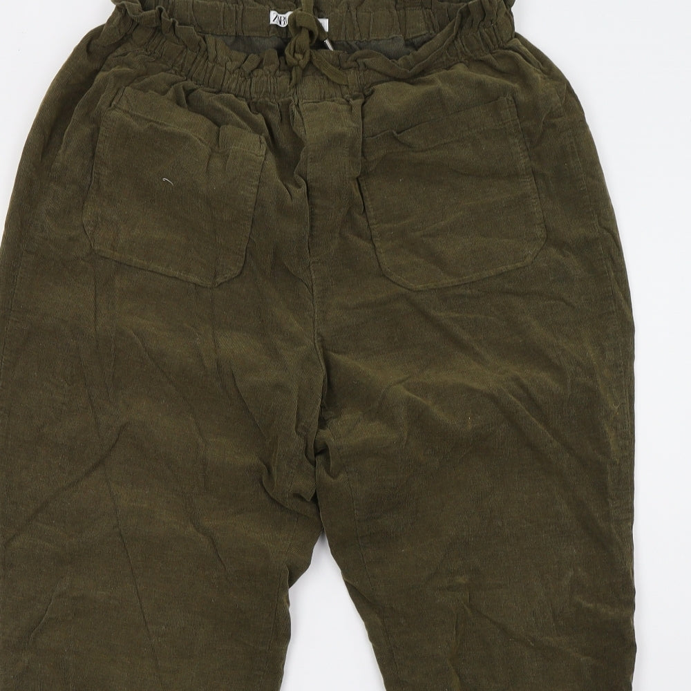 Zara Womens Green   Trousers  Size M L27 in - Short