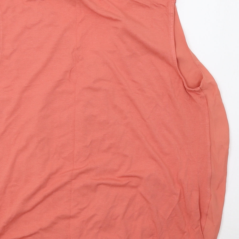 Select Womens Orange   Basic Tank Size 12
