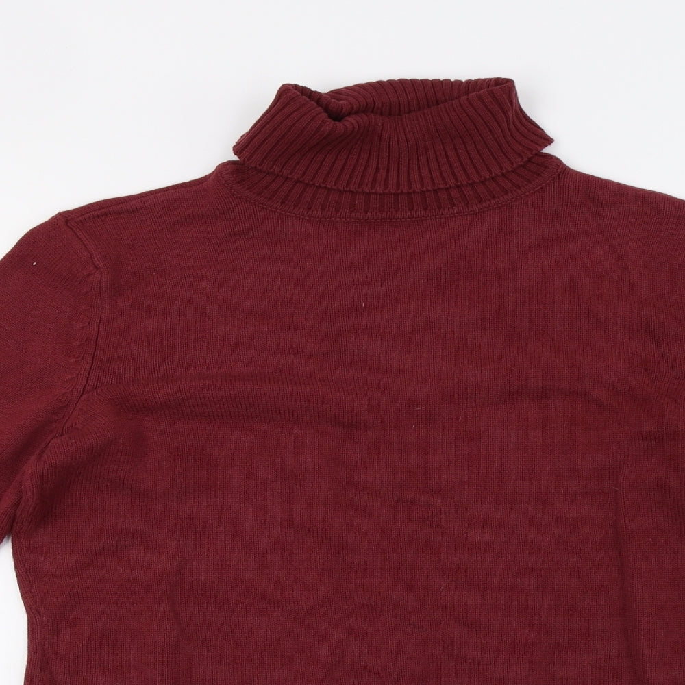 bpc Mens Red  Knit Pullover Sweatshirt Size L