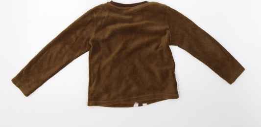 Preworn Boys Brown    Pyjama Set Size 8-9 Years  - star wars