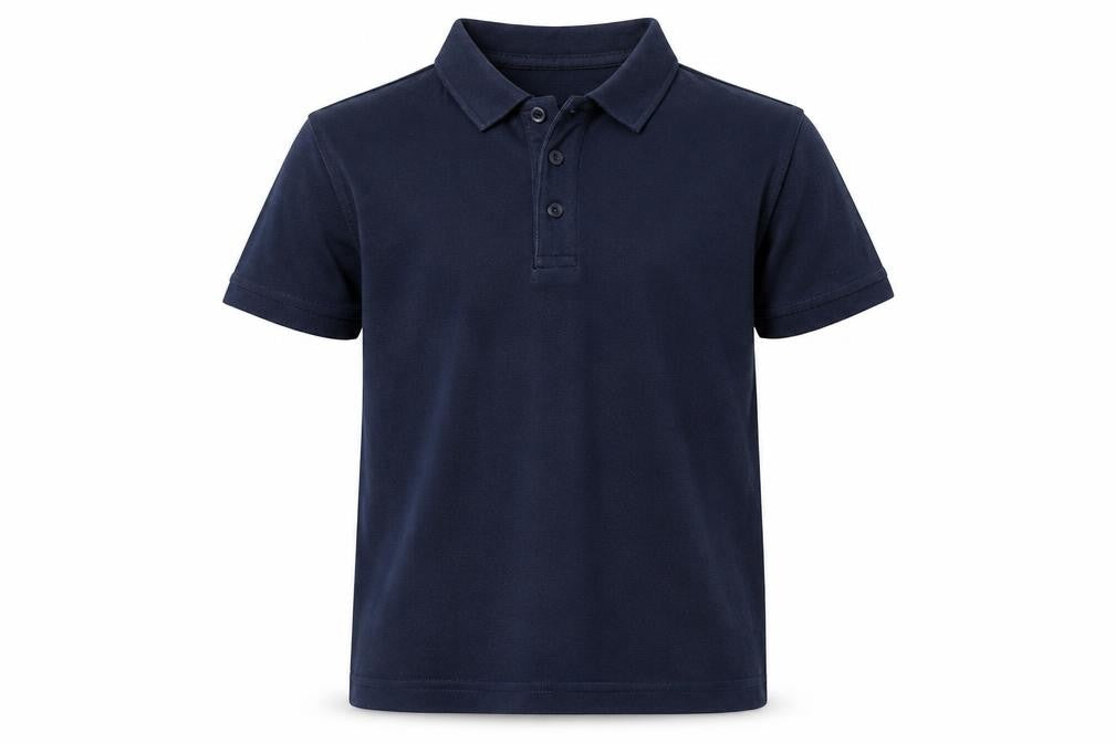 George Boys Blue   Basic Polo Size 8-9 Years  - PE kit