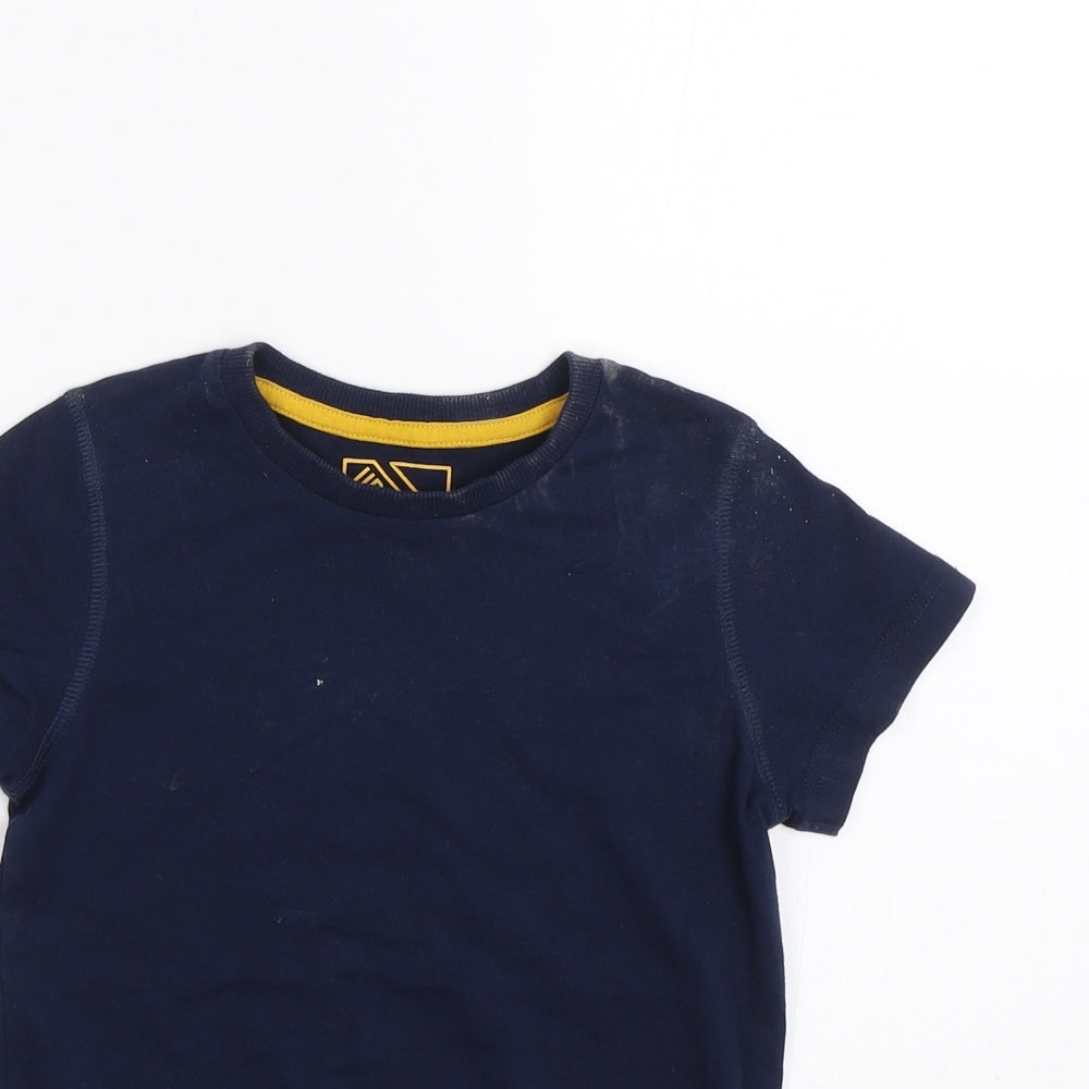 Matalan Boys Blue   Basic T-Shirt Size 6 Years