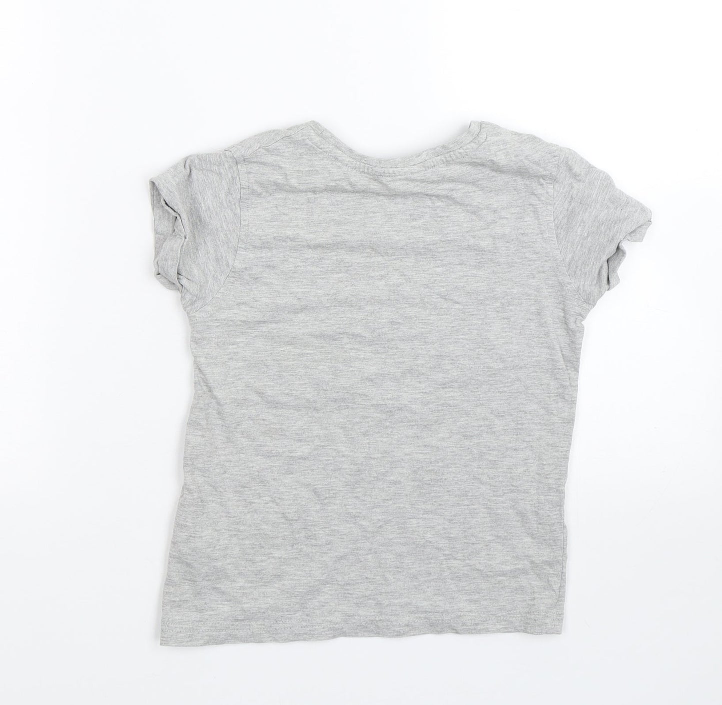 George Boys Grey   Basic T-Shirt Size 6-7 Years