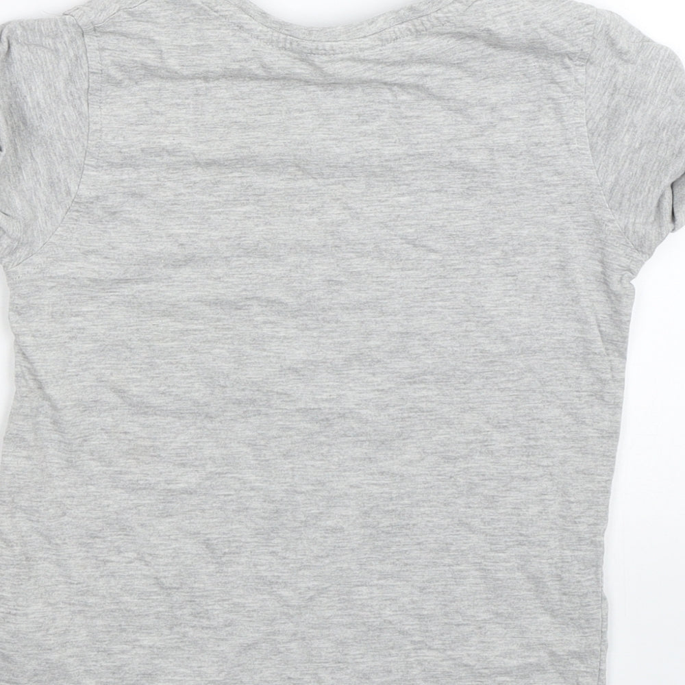 George Boys Grey   Basic T-Shirt Size 6-7 Years