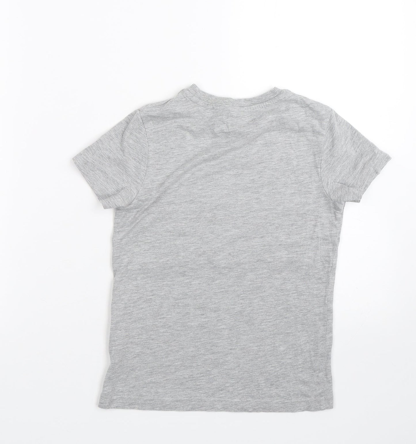M&S Boys Grey   Basic T-Shirt Size 6-7 Years