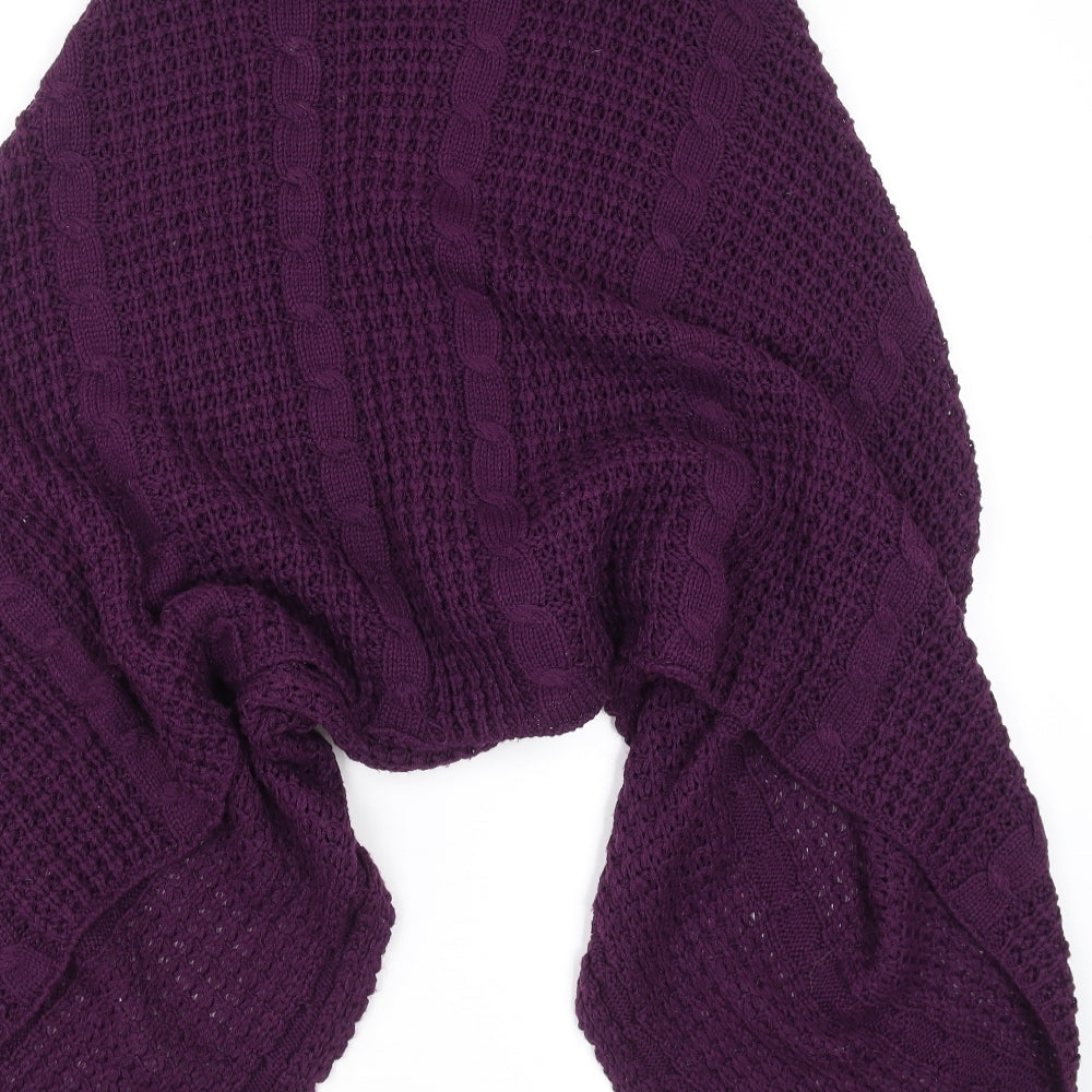 Preworn Womens Purple   Cape Jumper One Size