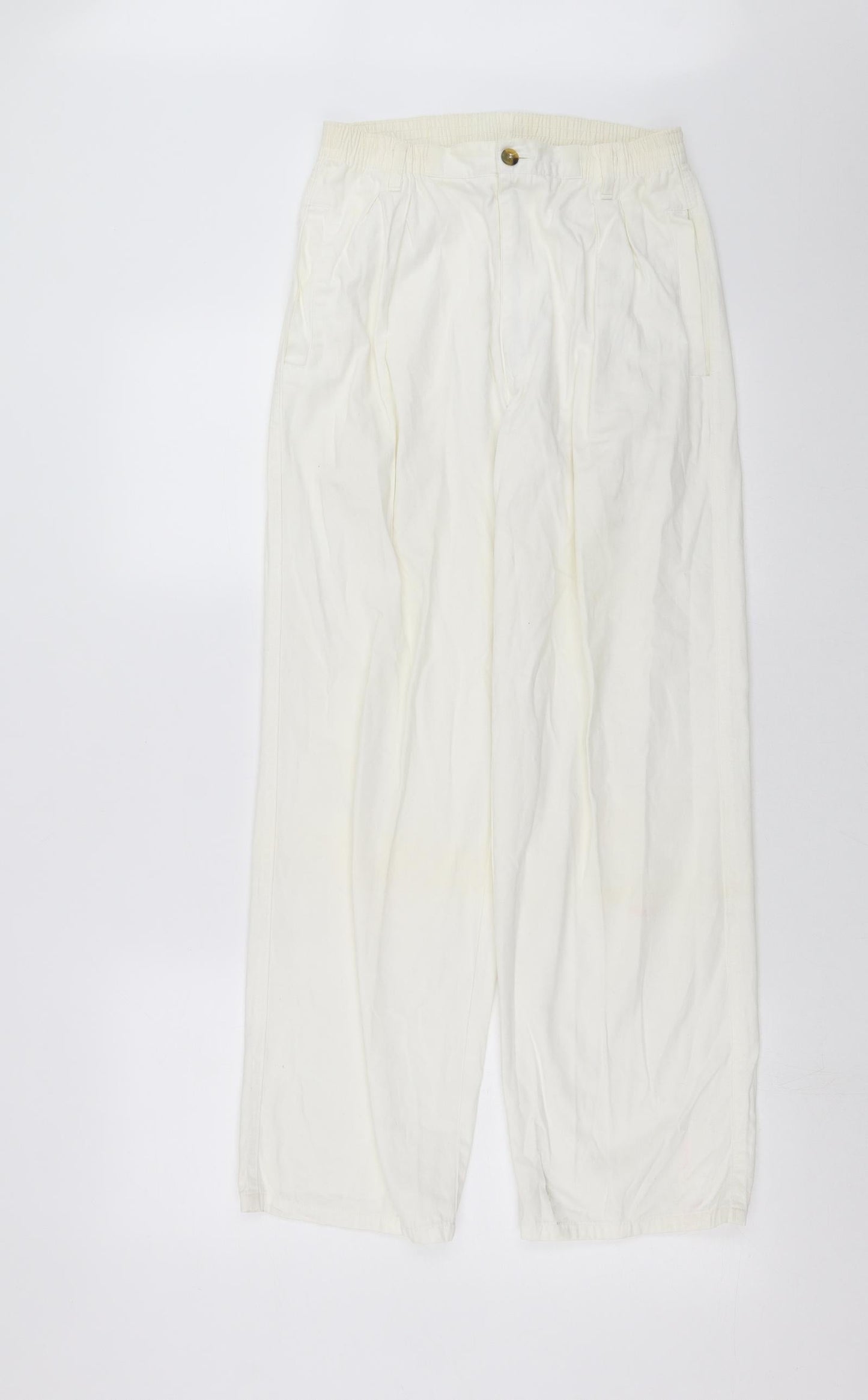 Preworn Womens White   Trousers  Size S L28 in