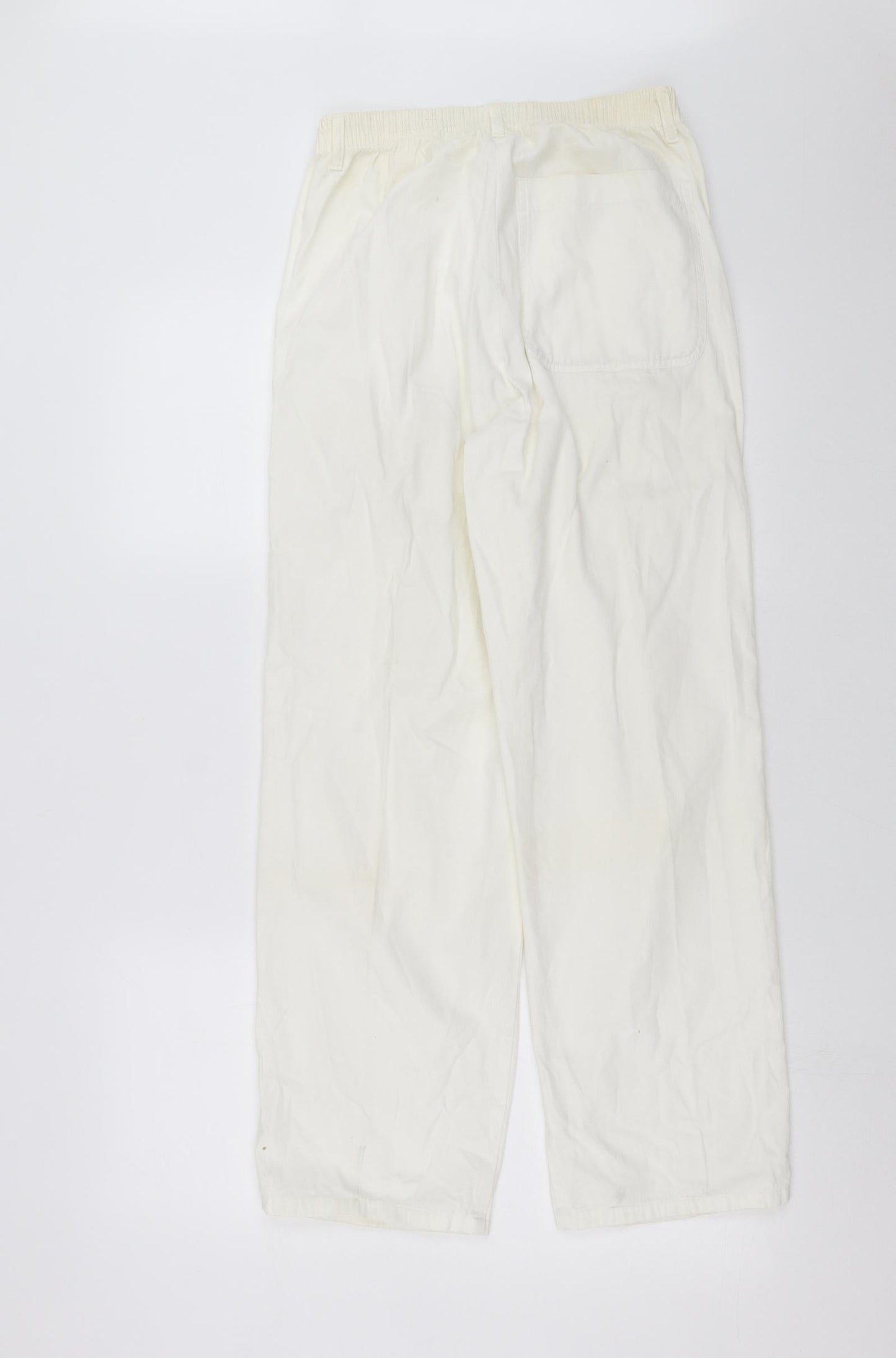 Preworn Womens White   Trousers  Size S L28 in