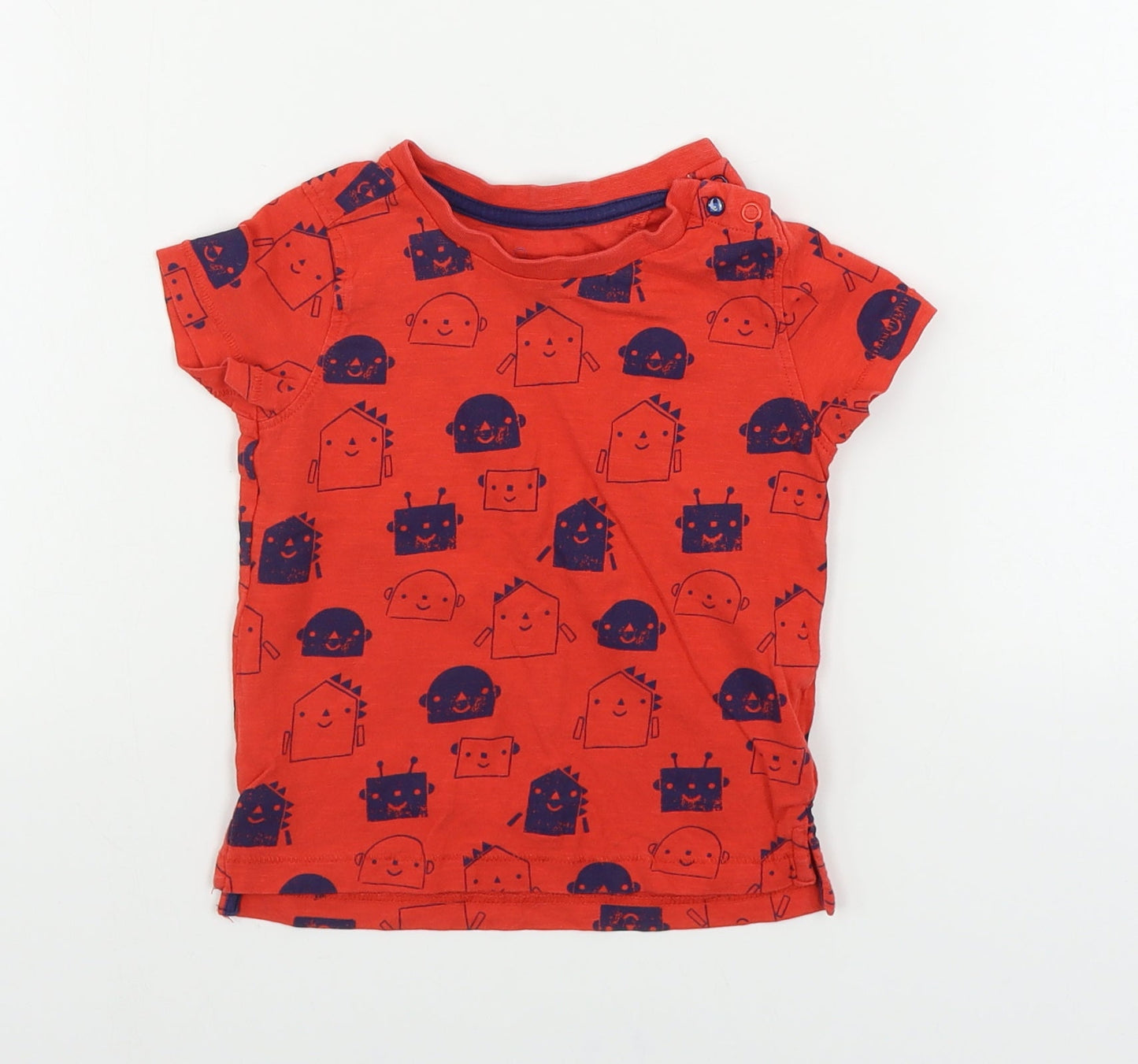 Mothercare  Boys Red   Basic T-Shirt Size 12-18 Months