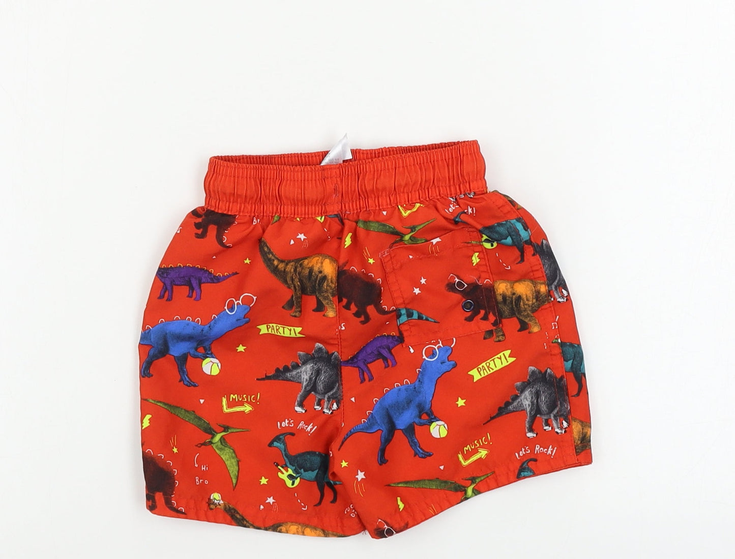 George  Boys Red   Cropped Trousers Size 12-18 Months