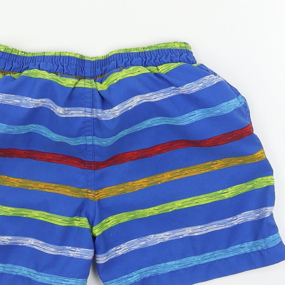 Ocean Pacific  Boys Blue Striped  Bermuda Shorts Size 2-3 Years