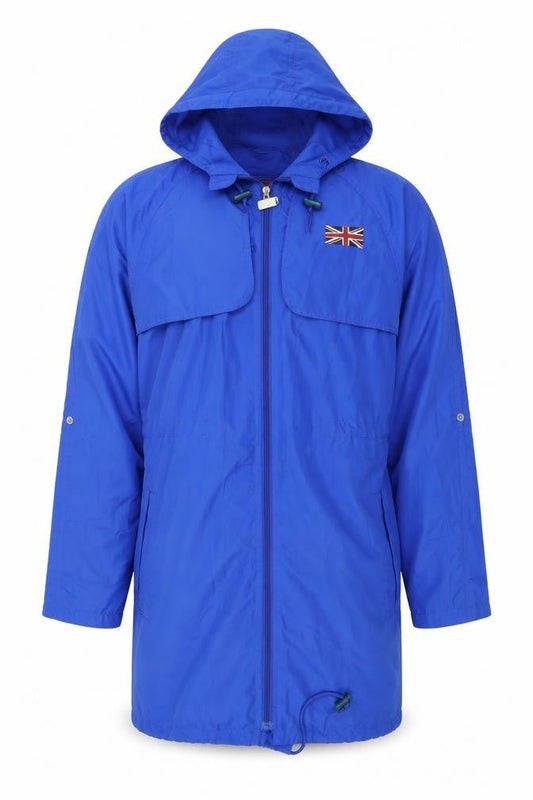 Denim & Co. Mens Blue   Parka Coat Size XS