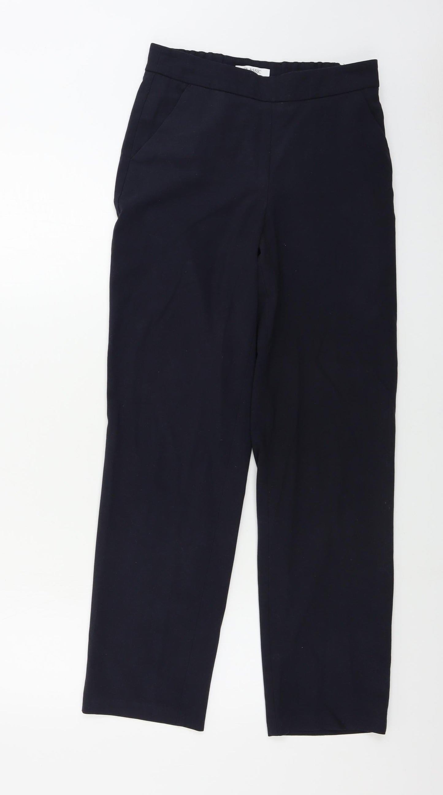 Marks and Spencer  Womens Blue   Trousers  Size 6 L28 in