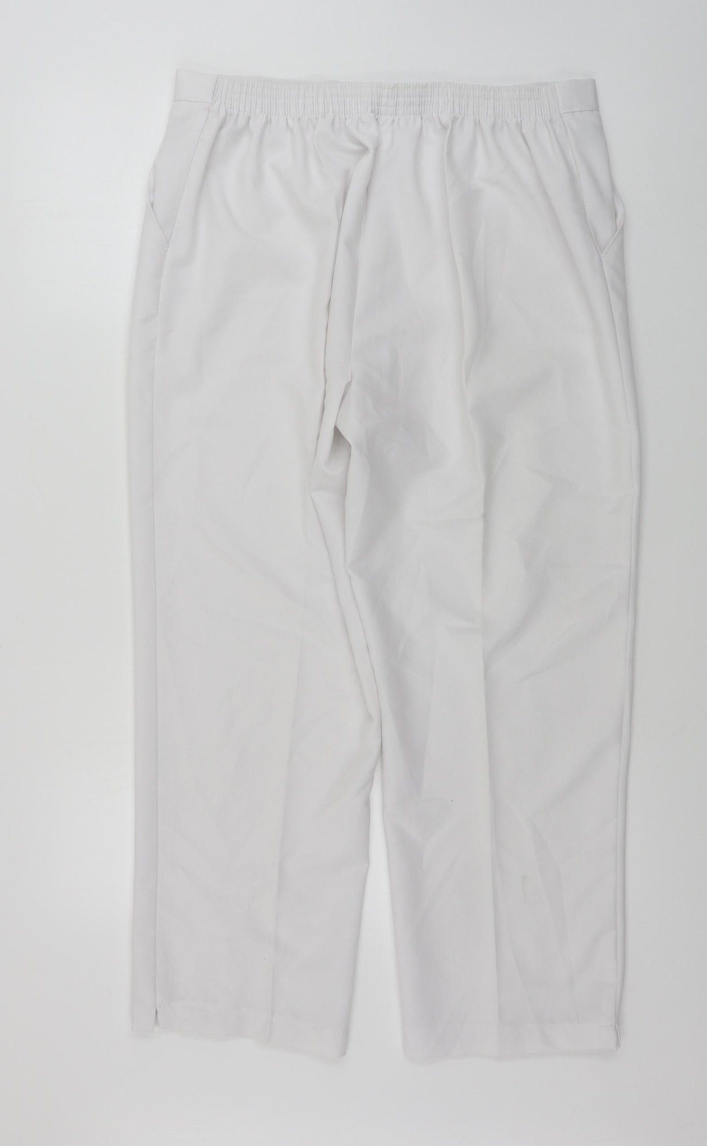 BASSINI  Womens White   Trousers  Size 32 in L26 in