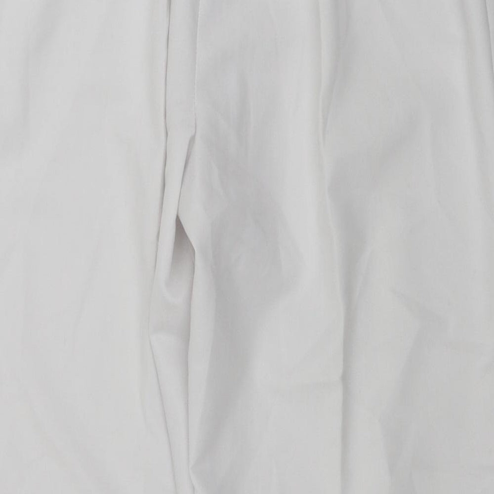 BASSINI  Womens White   Trousers  Size 32 in L26 in