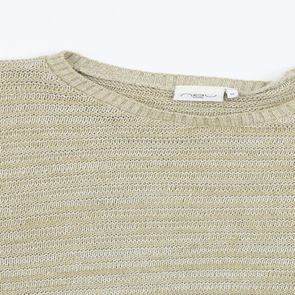 New Look  Womens Beige   Pullover Jumper Size 12
