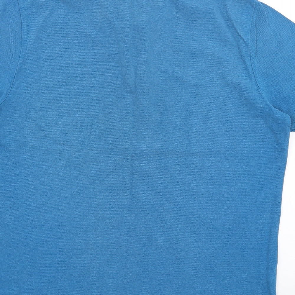 Eddie Bauer Mens Blue    Polo Size M