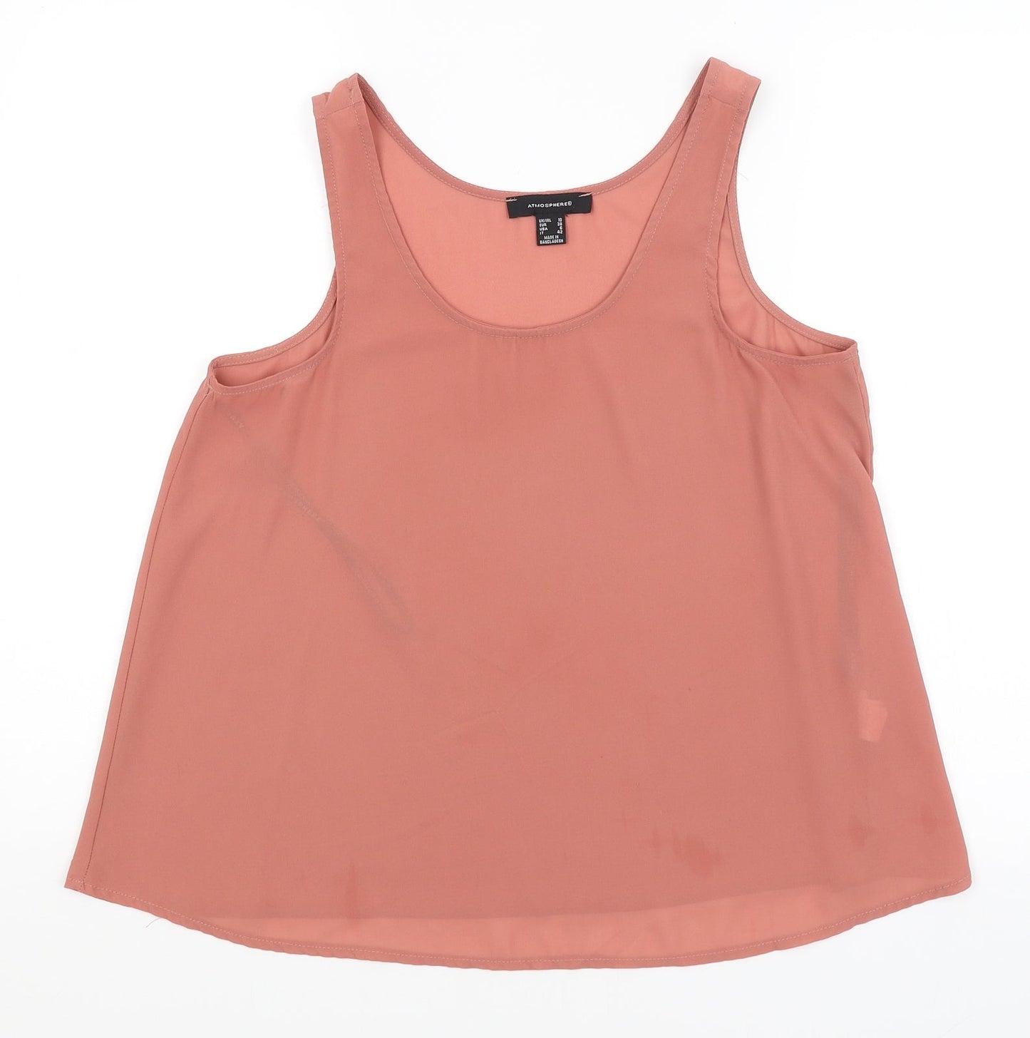 Atmosphere Womens Pink   Basic Tank Size 10
