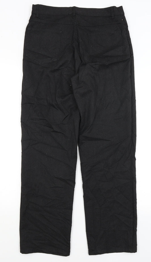 Preworn Mens Black   Dress Pants Trousers Size 32 in L29 in