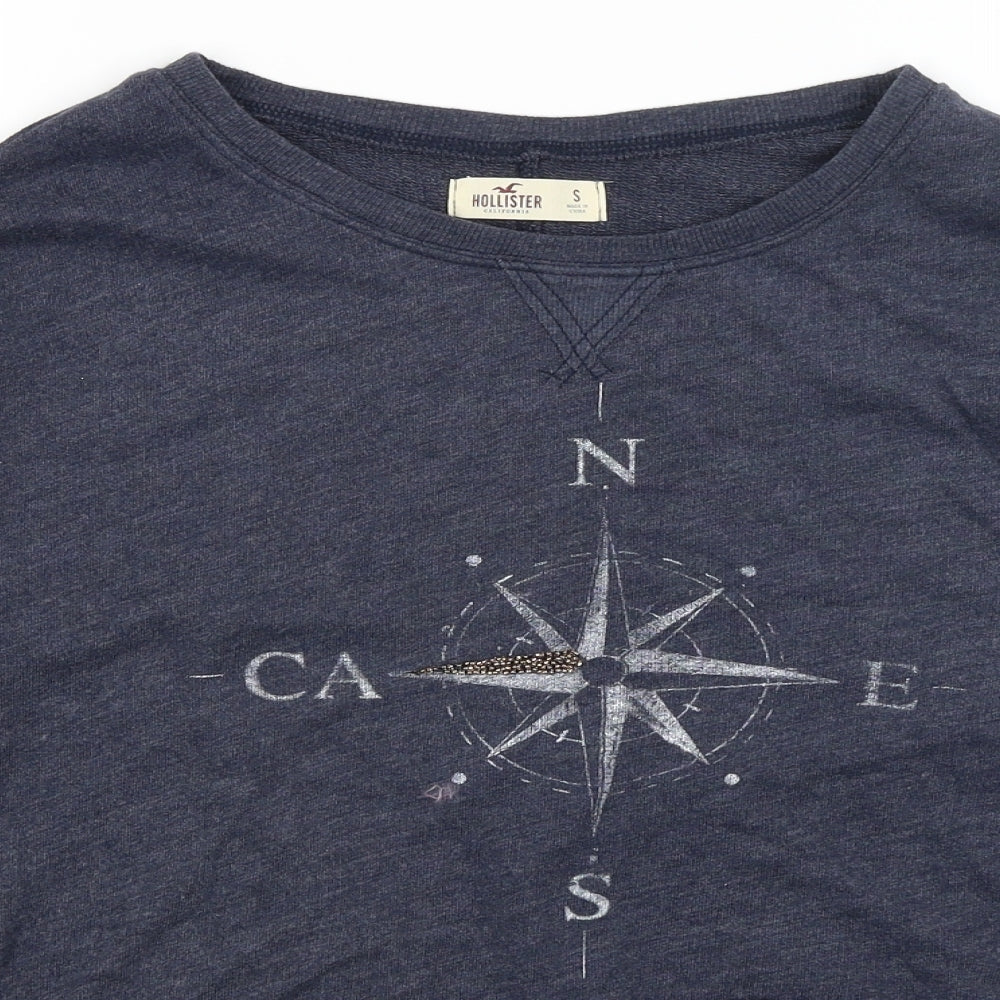 Hollister Womens Blue   Pullover Jumper Size S  - Compass