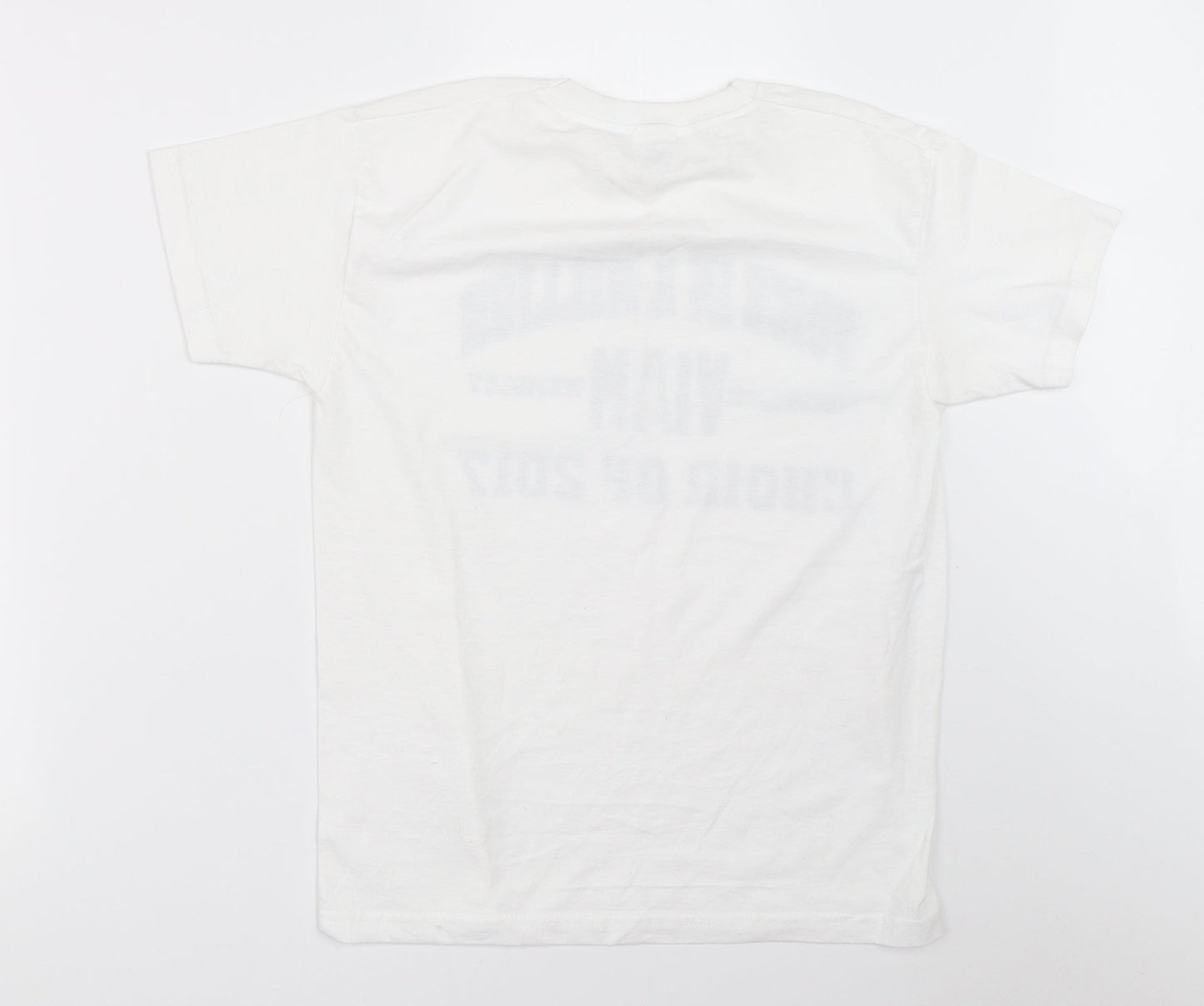 Fruit of the Loom Boys White   Basic T-Shirt Size 10-11 Years