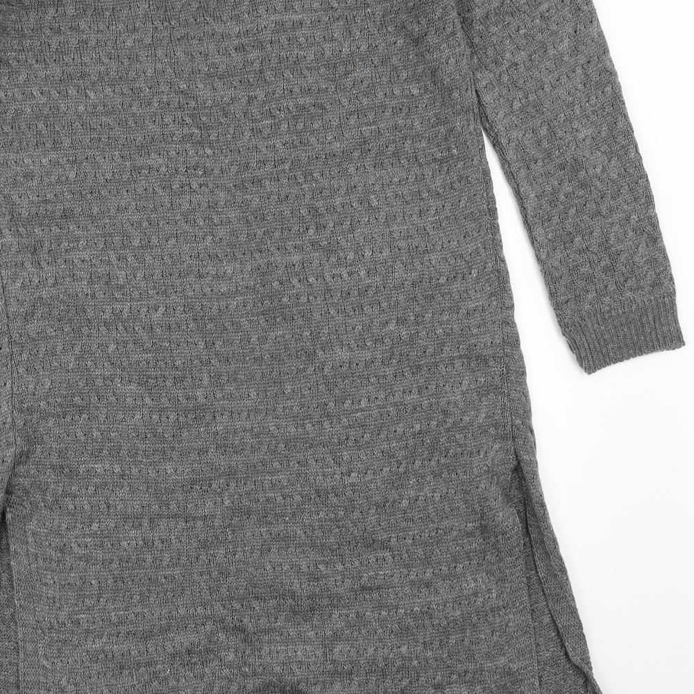 Sapphire Womens Grey   Cardigan Jumper Size L