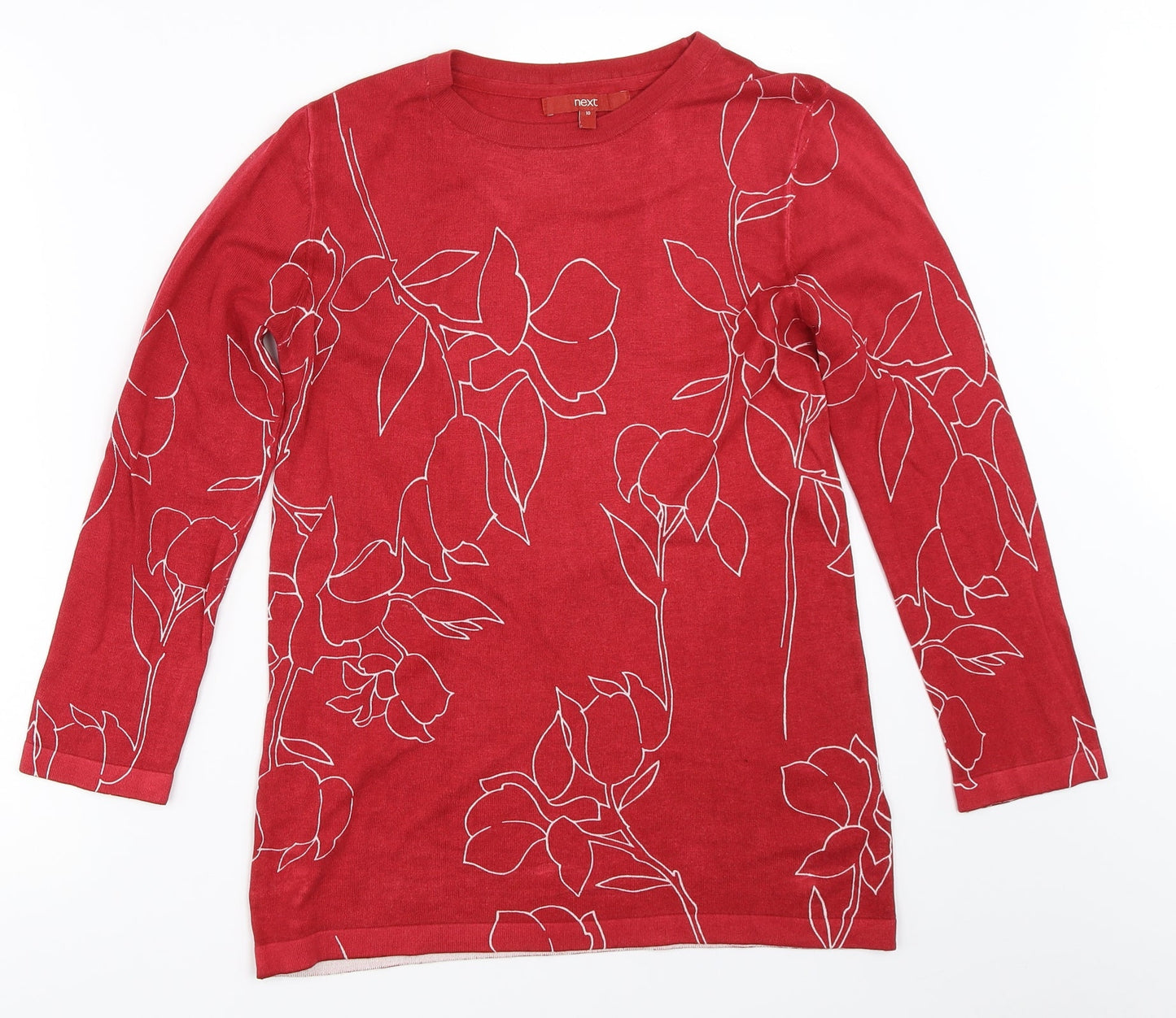 NEXT Womens Red   Pullover Jumper Size 10