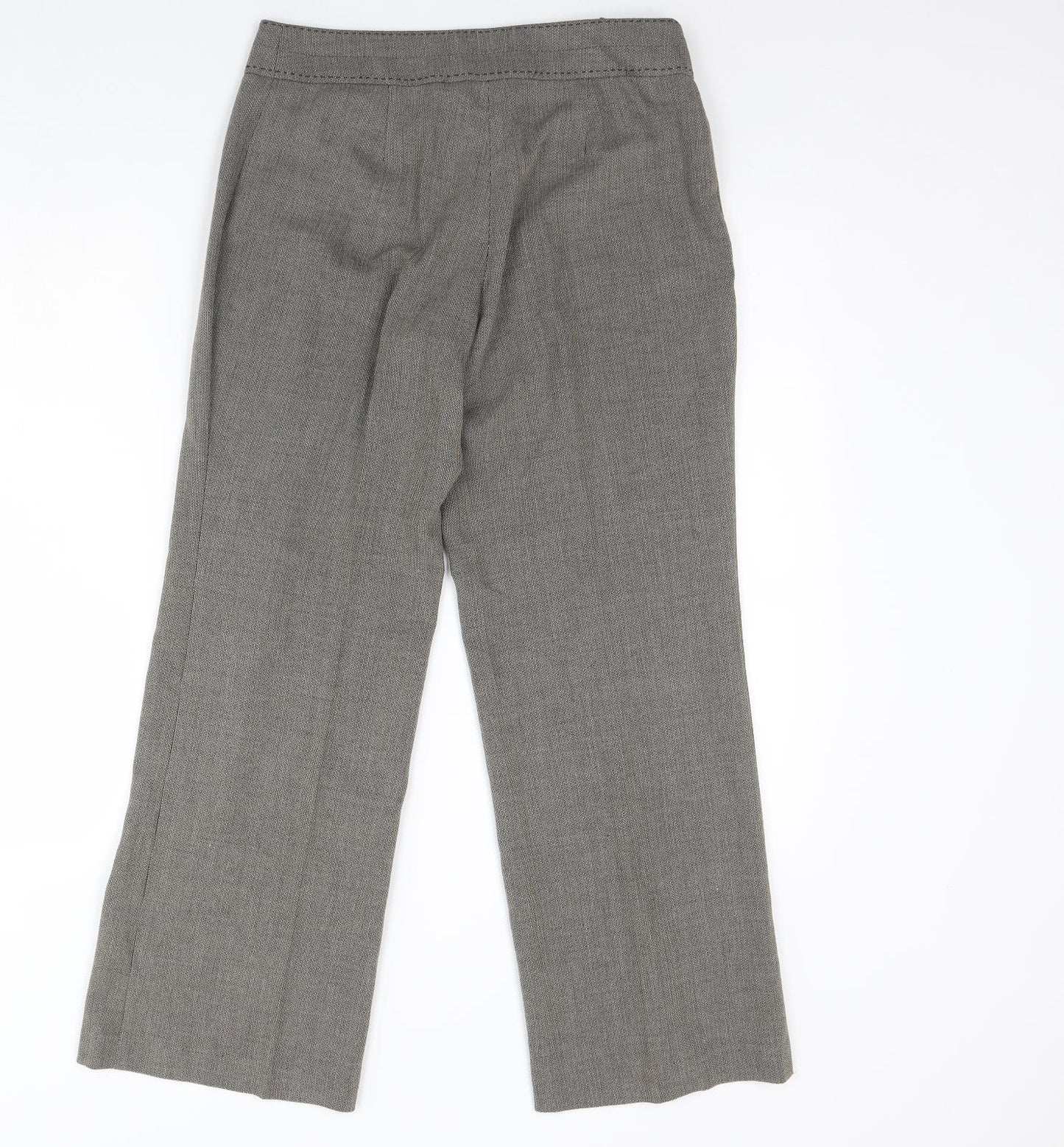 m&s Womens Brown   Dress Pants Trousers Size 10 L28 in