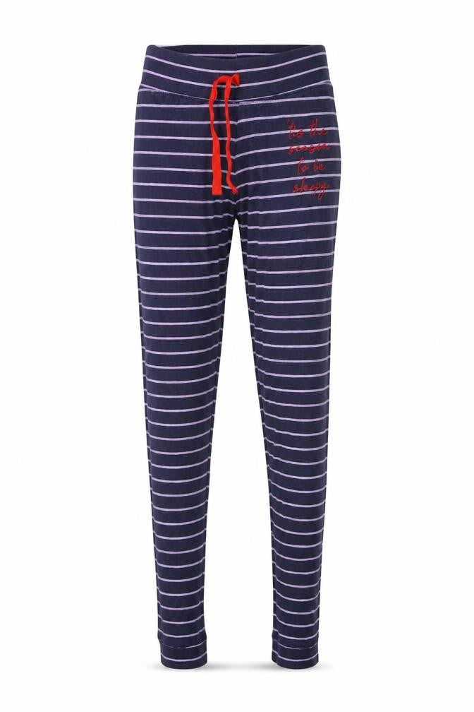 George Womens Blue Striped  Cami Pyjama Pants Size 8