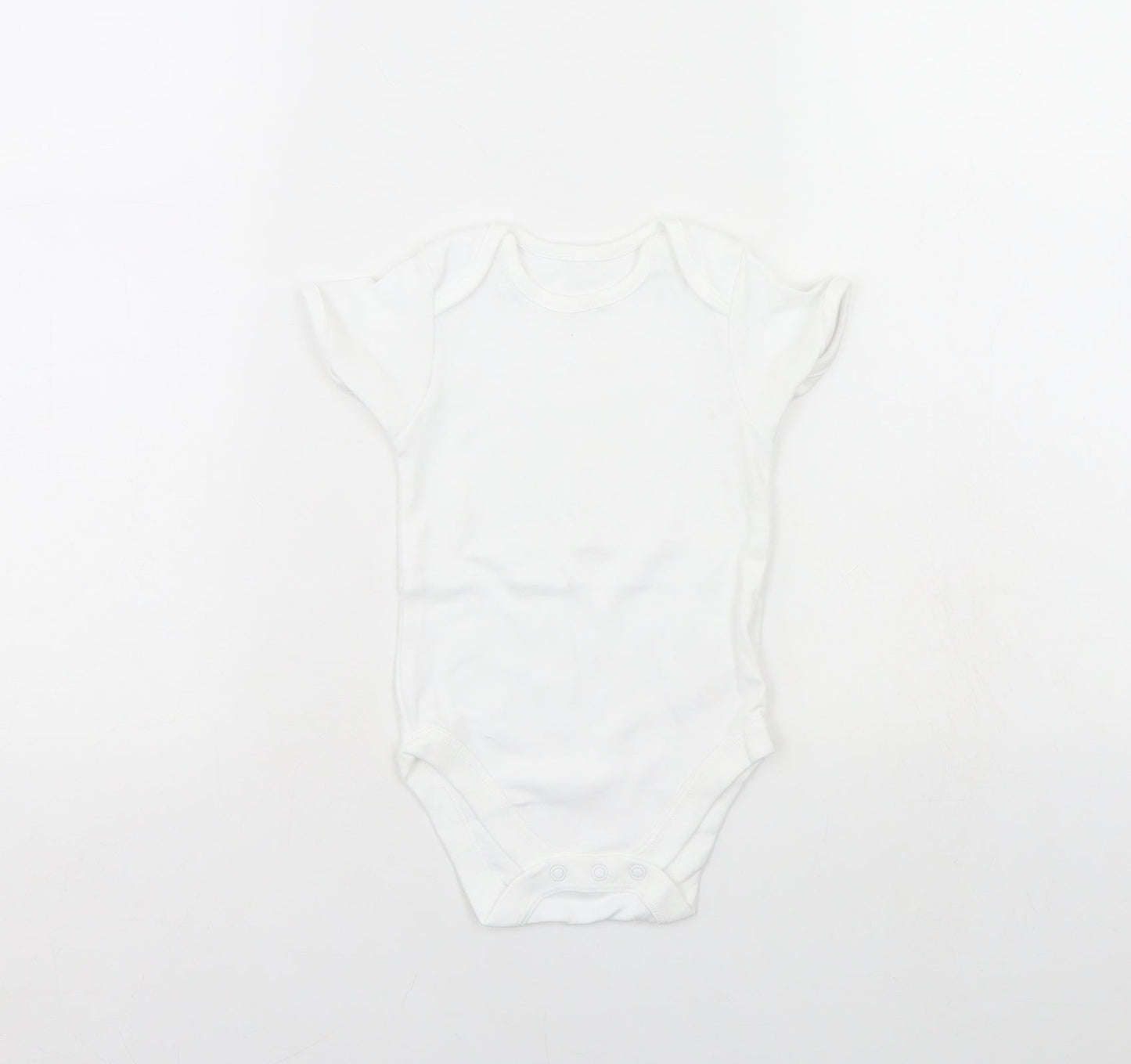 George Baby White   Babygrow One-Piece Size 12 Months