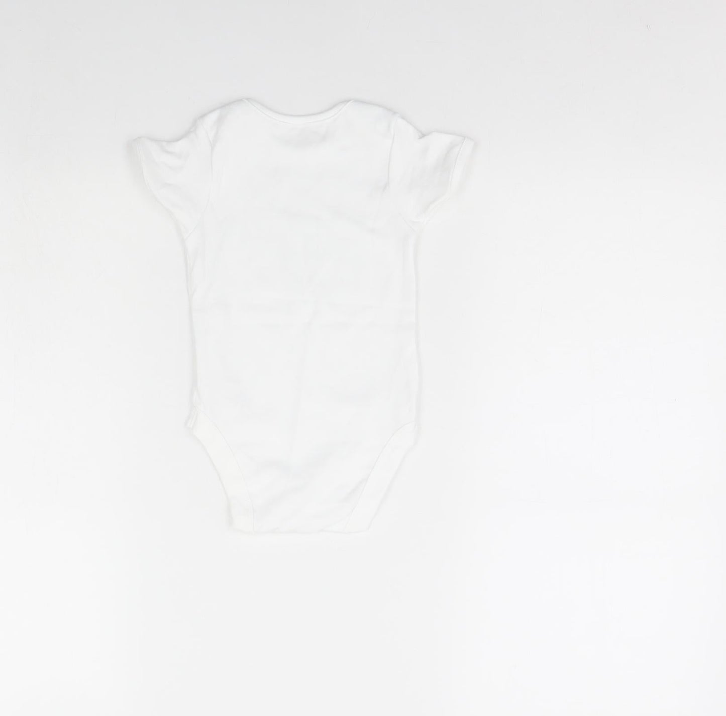 George Baby White   Babygrow One-Piece Size 12 Months
