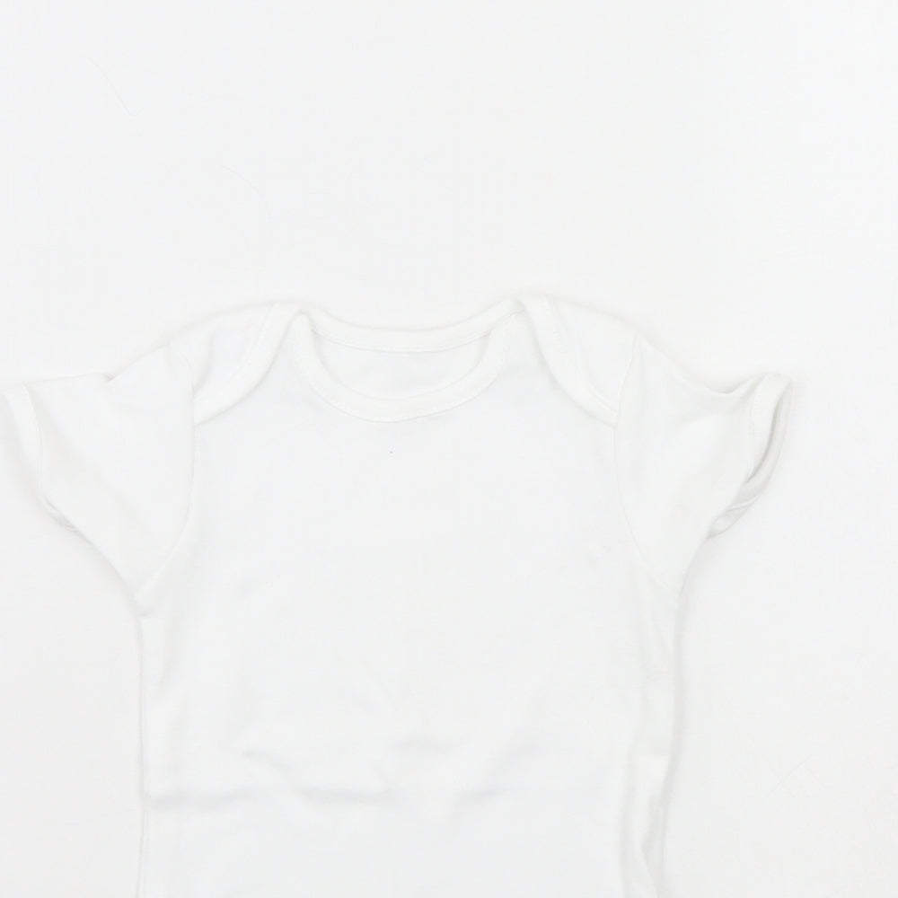 George Baby White   Babygrow One-Piece Size 12 Months