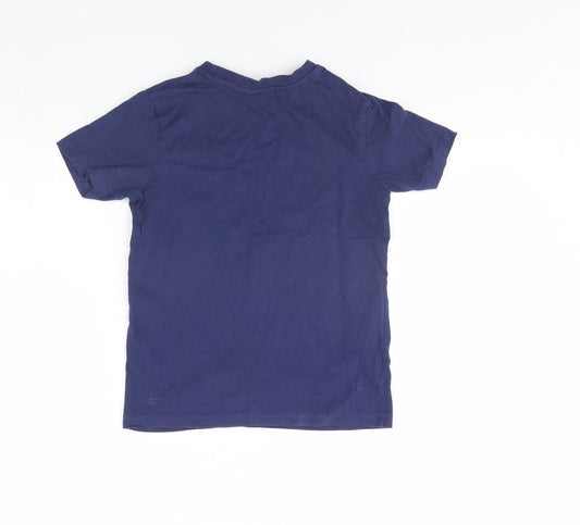 George Boys Blue   Basic T-Shirt Size 7 Years