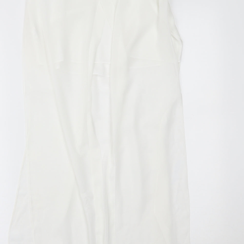 River Island Womens White   Basic Tank Size 6