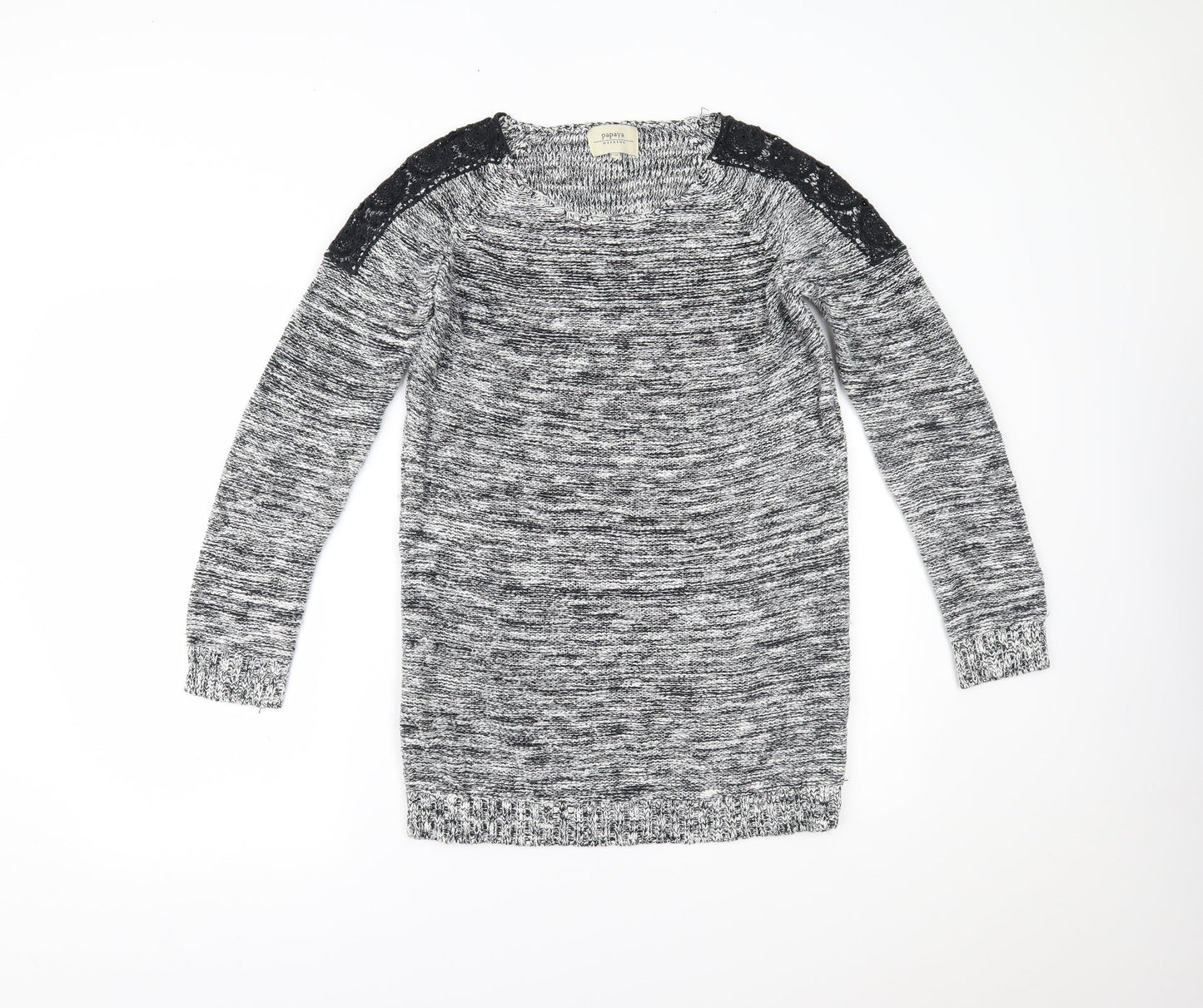 Papaya Womens Grey   Pullover Jumper Size 10