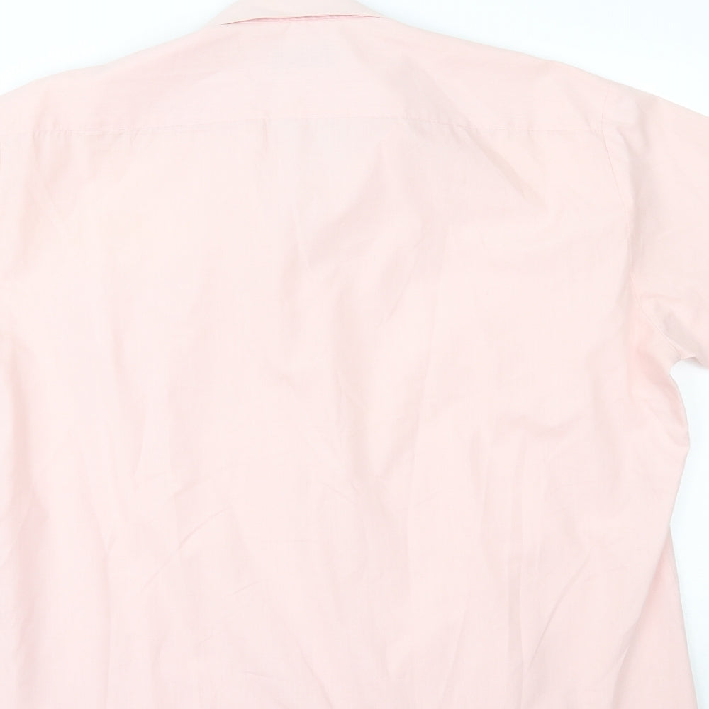 C&A Mens Pink    Button-Up Size 16