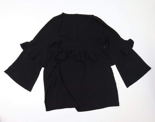 Boohoo Womens Black   Fit & Flare  Size 10