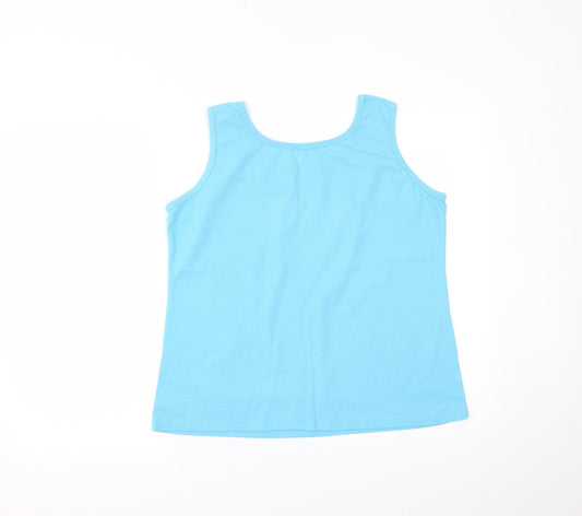 Mundo Mix Womens Blue   Basic Tank Size L