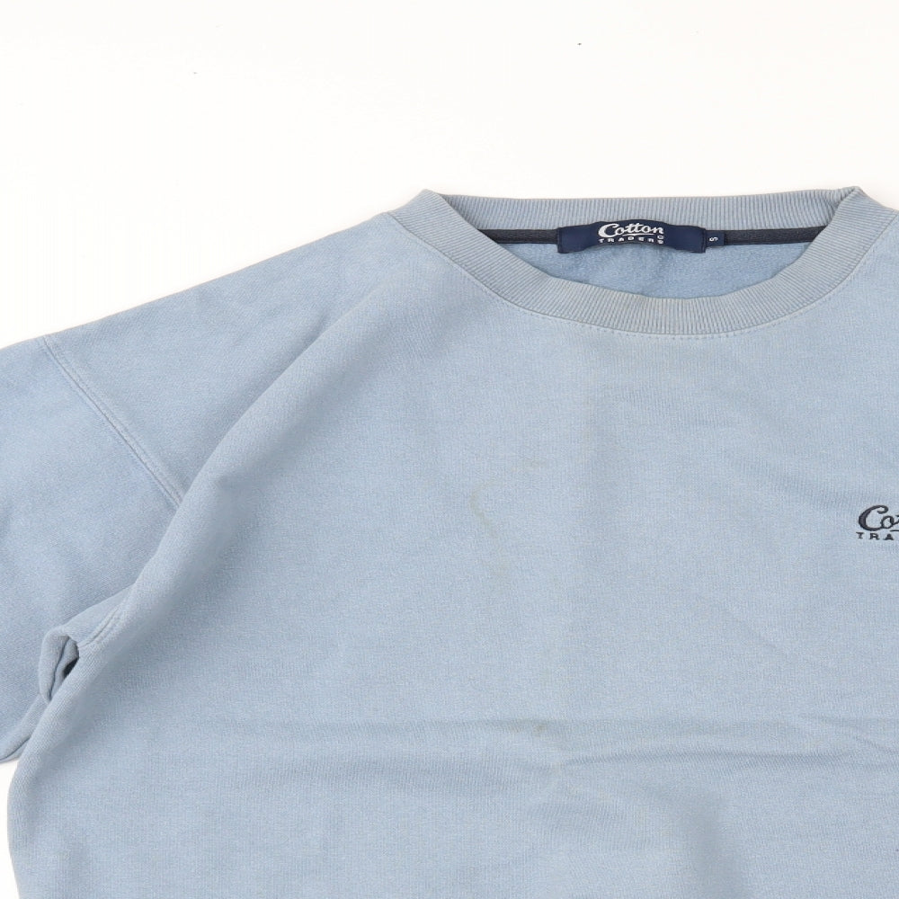 Cotton Traders Womens Blue   Pullover Jumper Size S