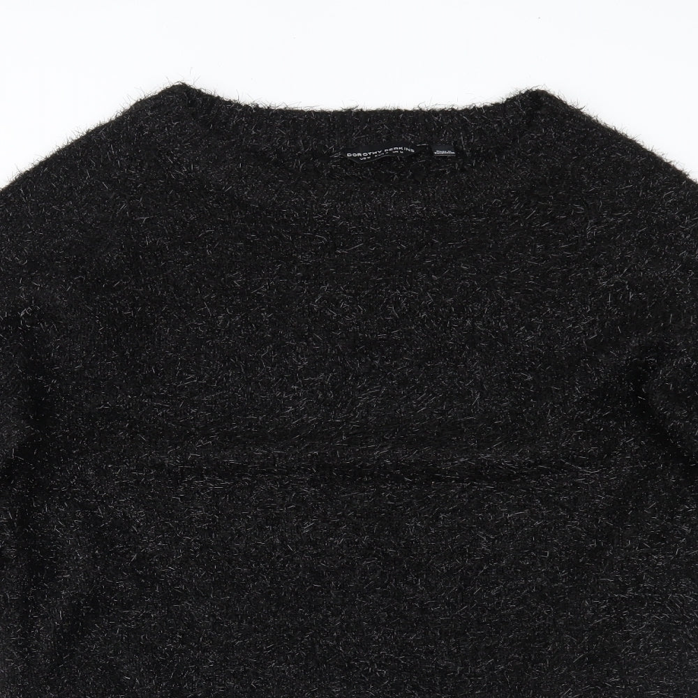 Dorothy Perkins Womens Black   Pullover Jumper Size M