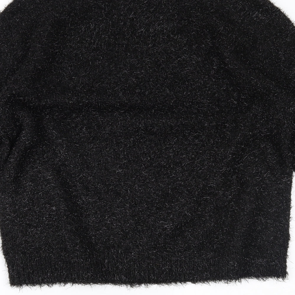 Dorothy Perkins Womens Black   Pullover Jumper Size M