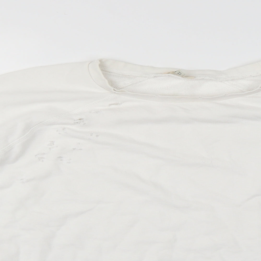 River Island Womens White   Pullover Jumper Size 16