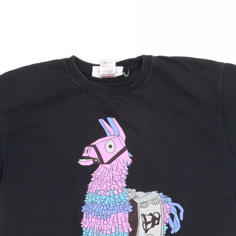 urban rascals Boys Black   Basic T-Shirt Size S  - Fortnite