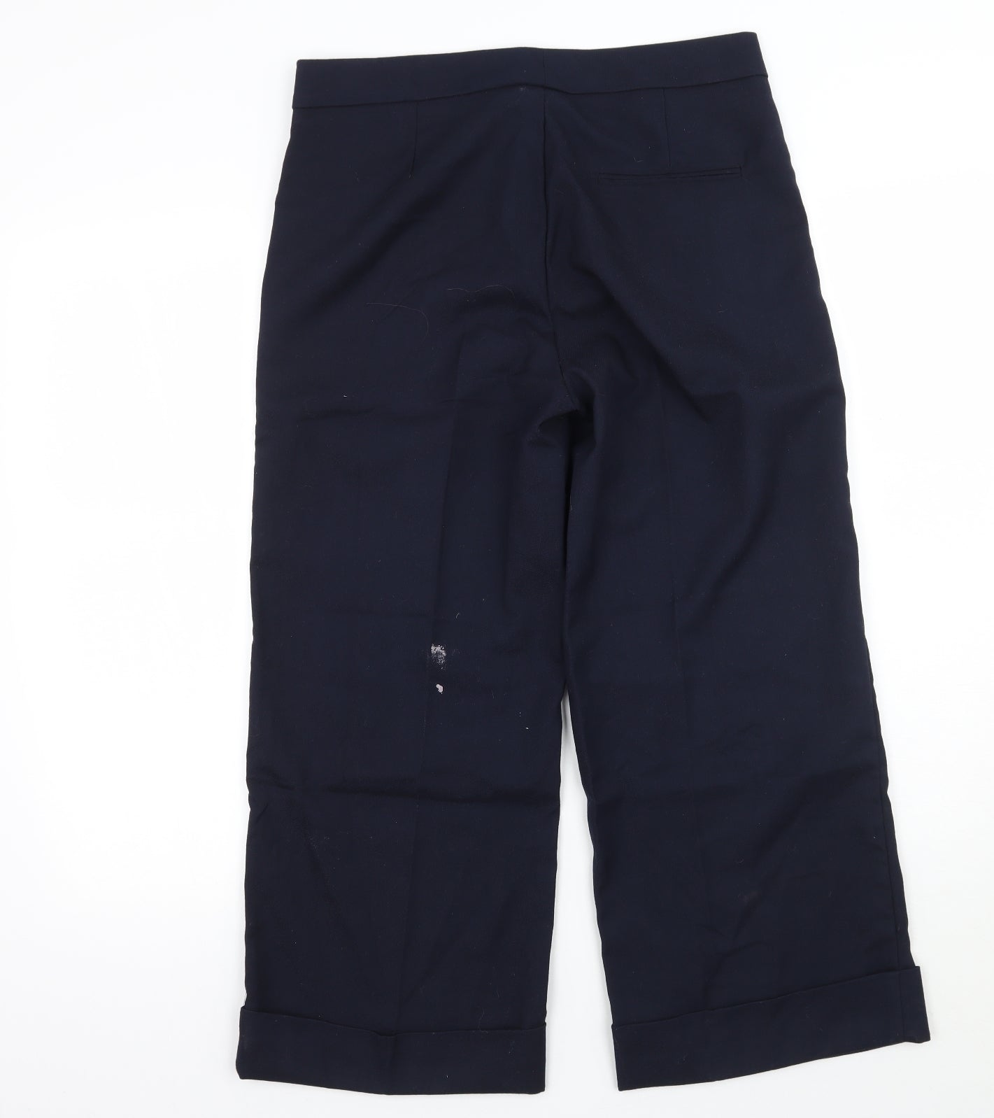 ESMARA Womens Blue   Cropped Trousers Size 14 L23.5 in