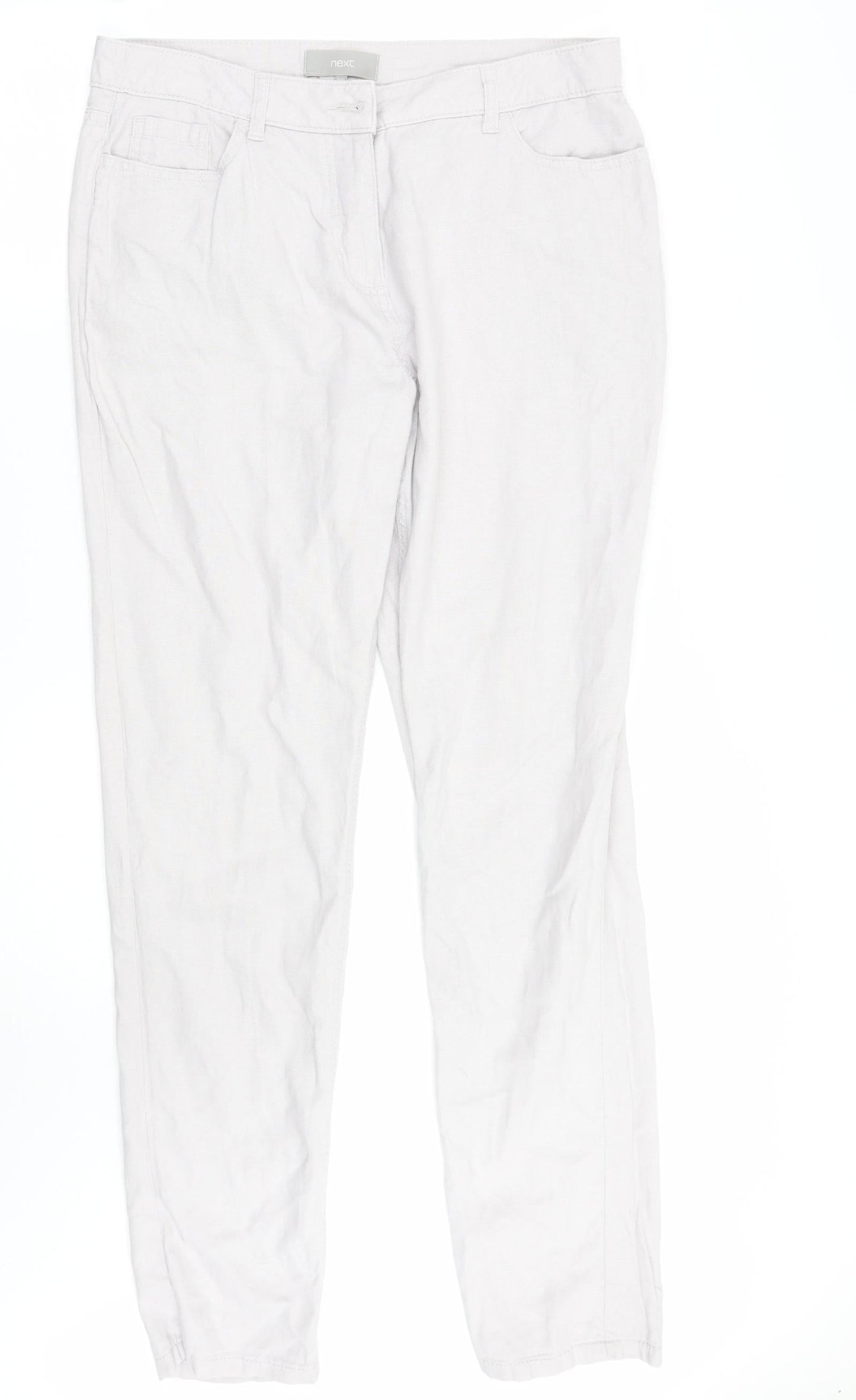 NEXT Womens Grey   Trousers  Size 10 L32 in