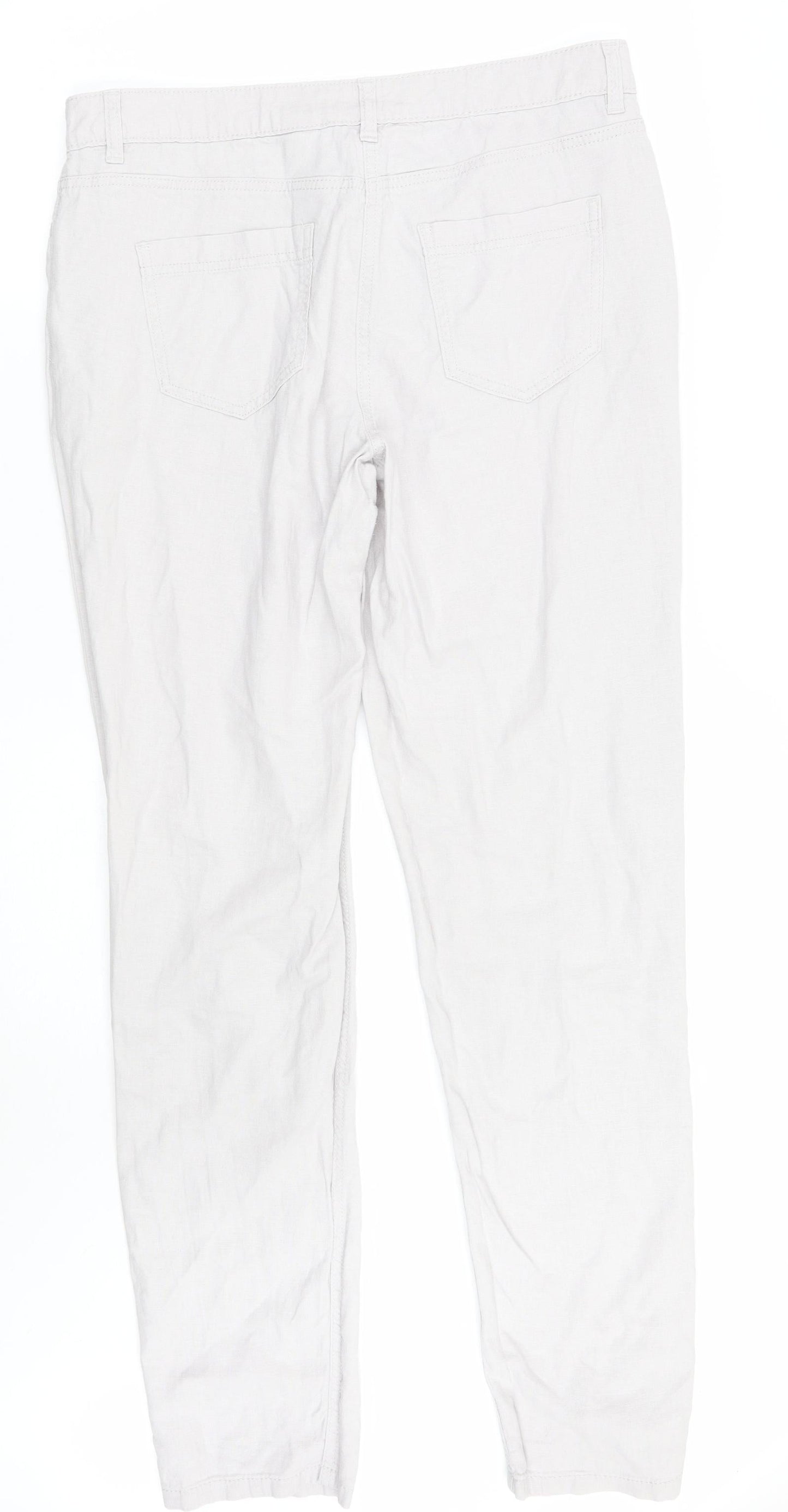 NEXT Womens Grey   Trousers  Size 10 L32 in