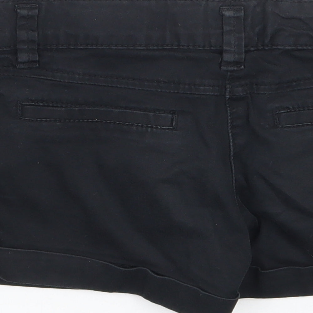 NEXT Girls Black   Cargo Shorts Size 7 Years