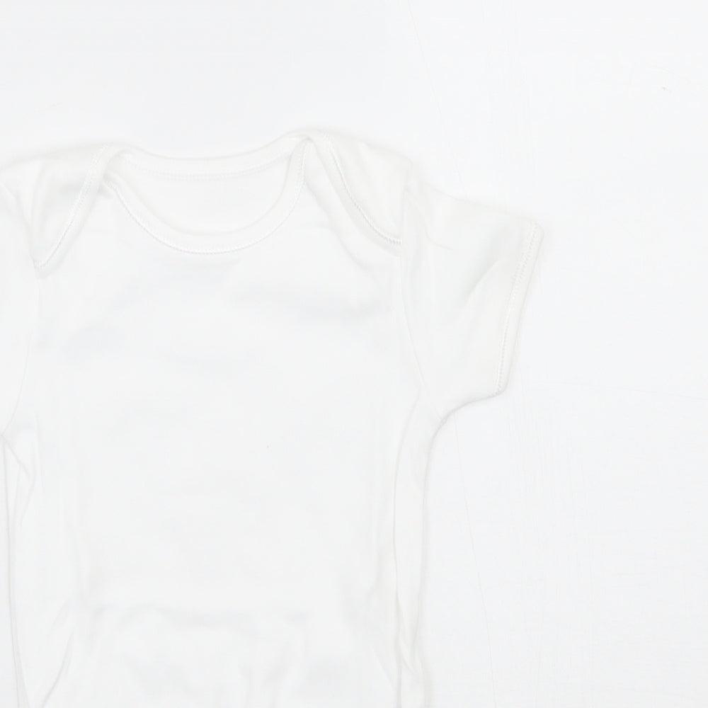 George Baby White   Babygrow One-Piece Size 18 Months