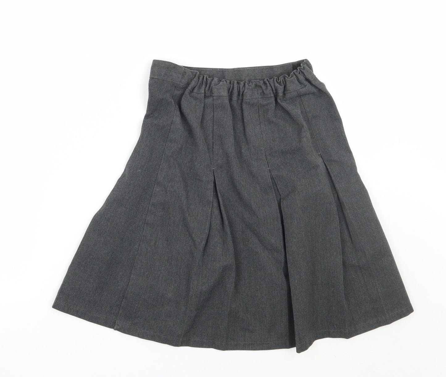 Marks and Spencer Girls Grey   A-Line Skirt Size 8-9 Years