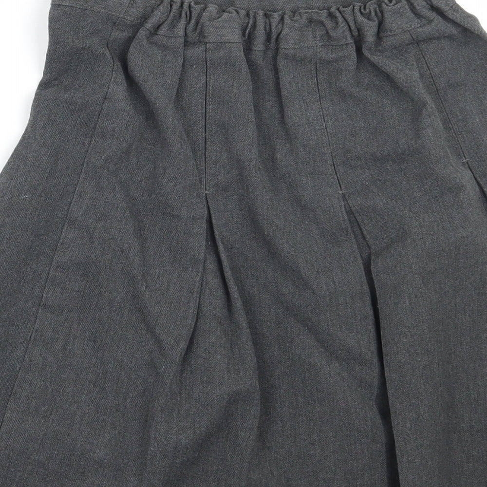 Marks and Spencer Girls Grey   A-Line Skirt Size 8-9 Years